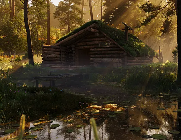 Forest hut