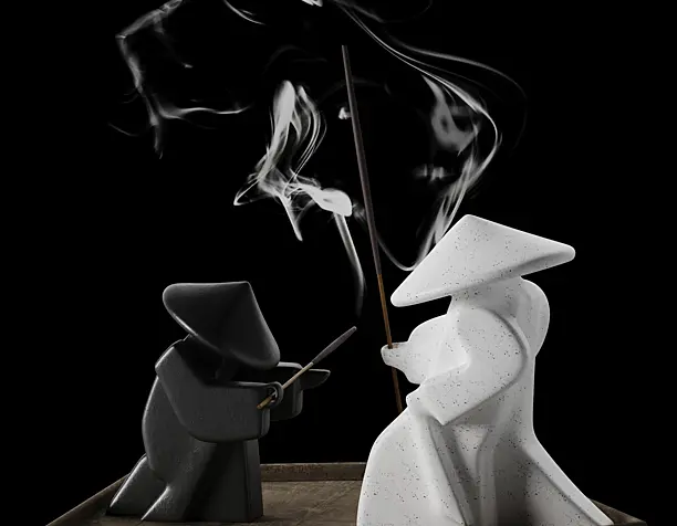 Decorative Sculpture Eternal Duel