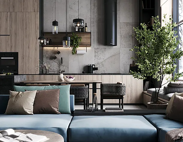 Modern livingroom interior