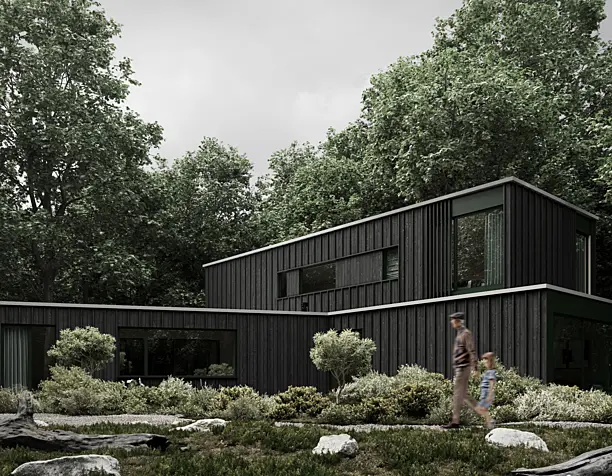 Forest House Oostvoorne / Kumiki (сделано по референсу)