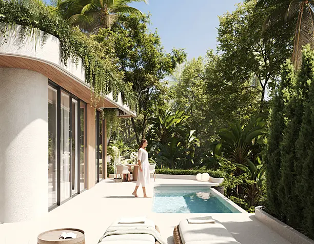 Complex of villas and apartments in Bali