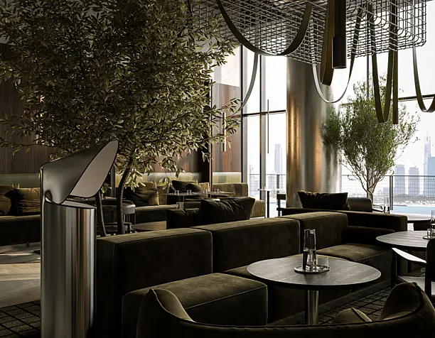 Lounge bar. Project by Tsaunya Design