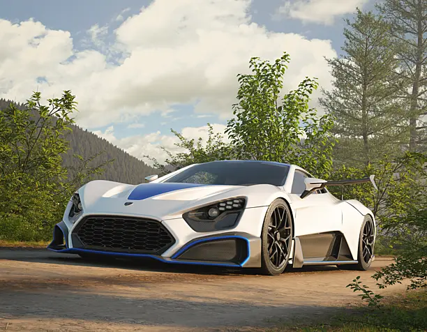 3d modeling Zenvo Tsr-S