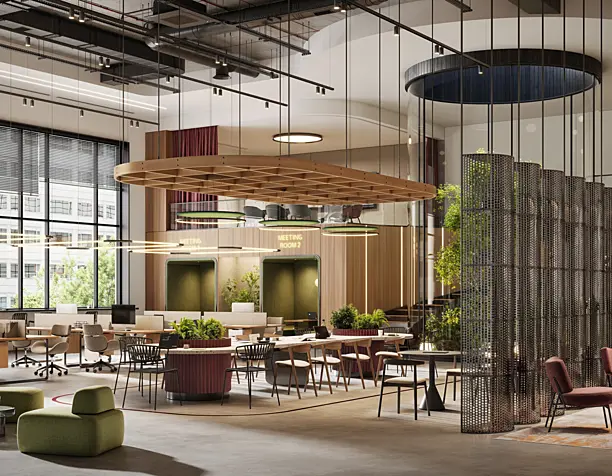 Modern sustainable office