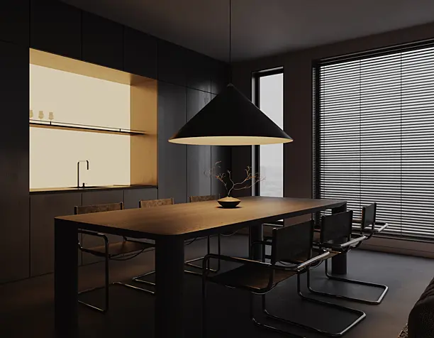 Living Room & Kitchen