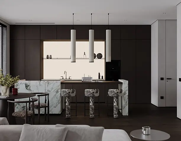 Kitchen- Living Room