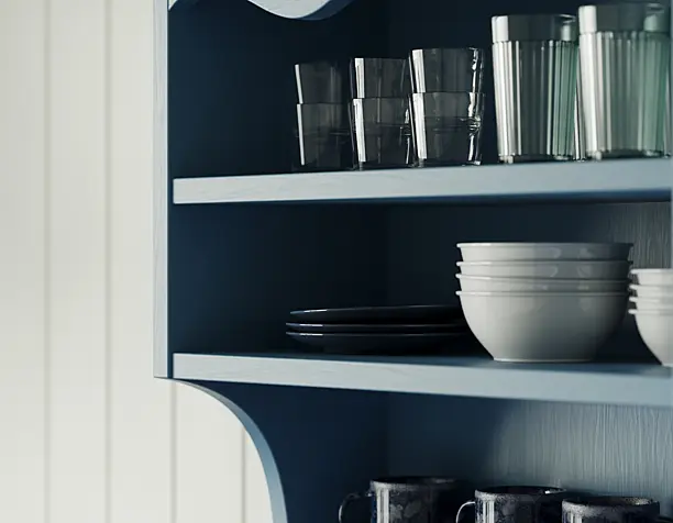 Blue kitchen