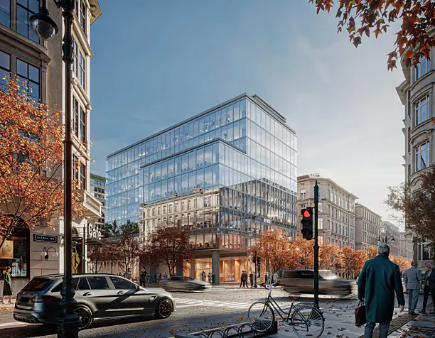 Glassy office