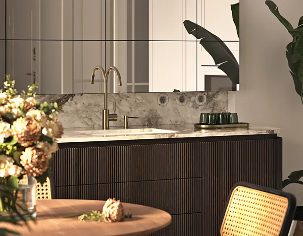 Apartment in Warsaw (визуализации выполнены по референсу)