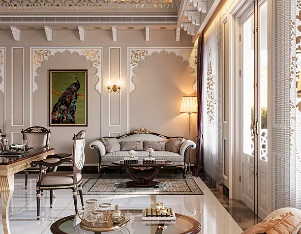 Indian Classical Design Dining area