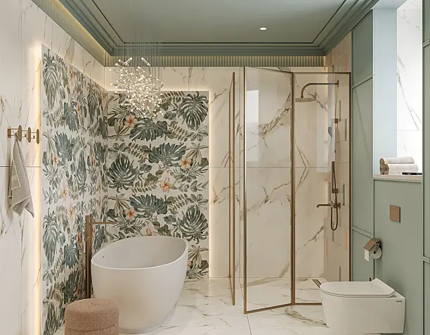 Daughter’s Bathroom in a Private House&nbsp; I&nbsp;&nbsp;Vladivostok