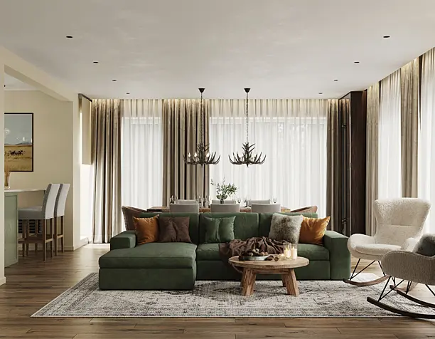 Cottage living room
