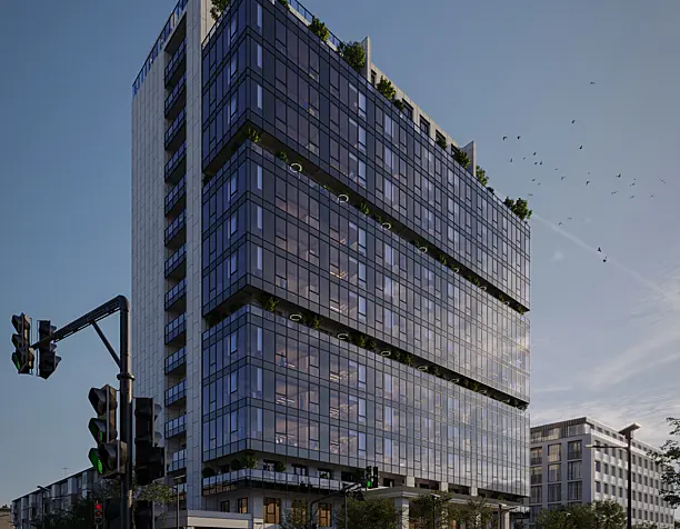 Office building exterior design