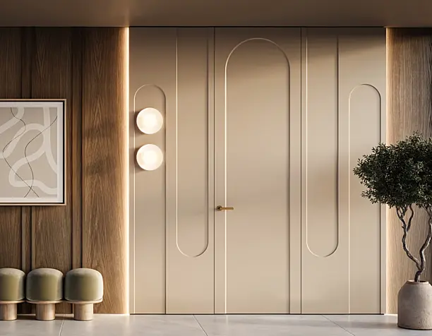 Интерьер с дверью коллекции Design