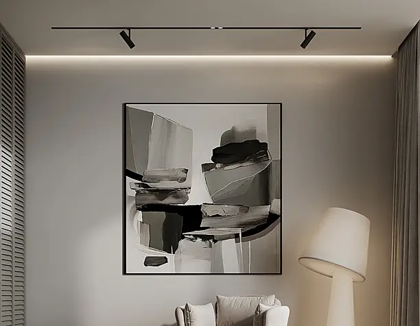 THE APPEARANCE OF A FLOOR LAMP IN A MINIMALISM ROOM
