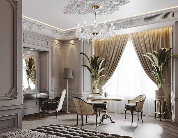 Neoclassical Bedroom