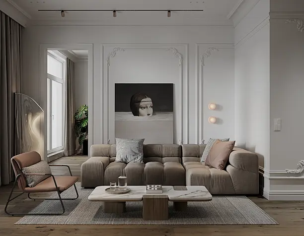 Modern and stylish apartment in St. Petersburg, Tesoro