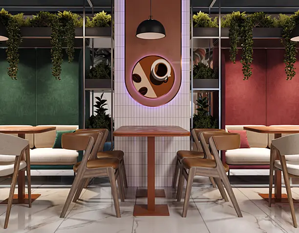 Bulvar coffee interior design