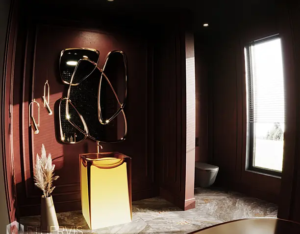 Vermilion bathroom (Сделано по референсу)