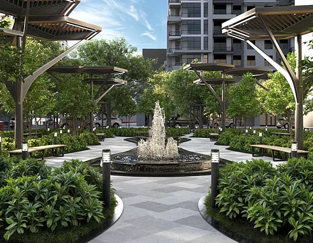 Modern Urban Recreation Area