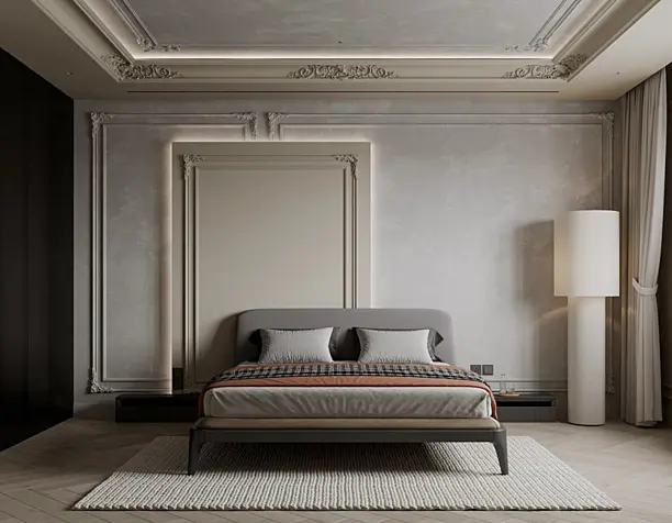 Neoclassic master bedrooom