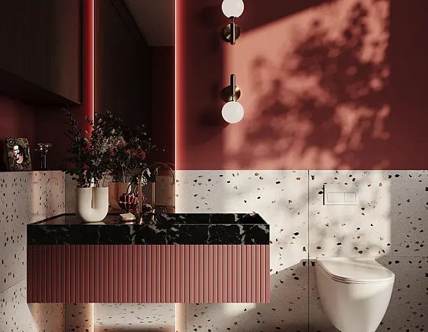 An unusual bathroom
