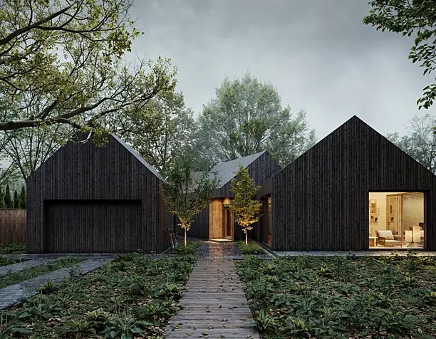 Six Square House – Bridgehampton, NY, USA(сделано по референсу)