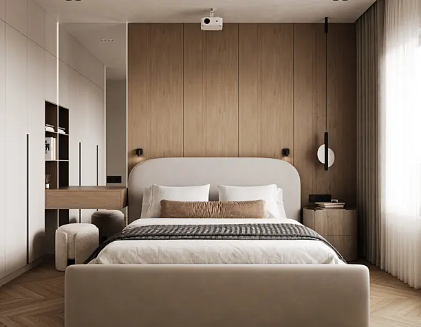 Master bedroom, visualisation