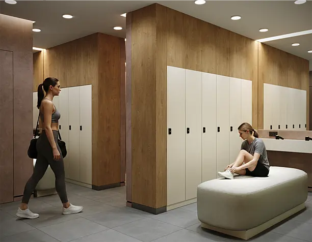 changing rooms of the fitness club | 80m²
