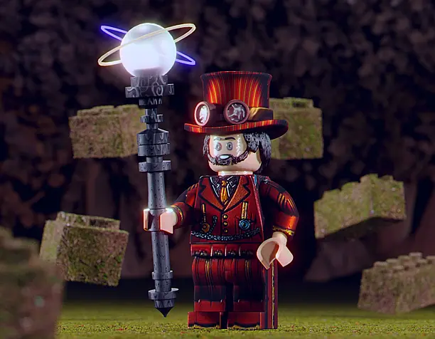 Lego-человечек волшебник