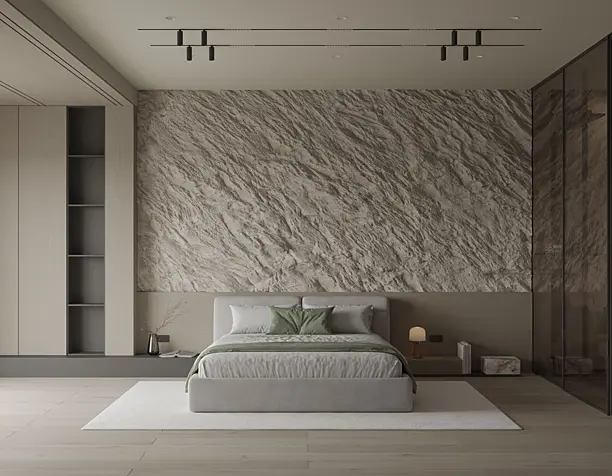 Modern master bedroom
