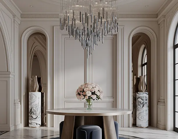 Classical entrance hall design