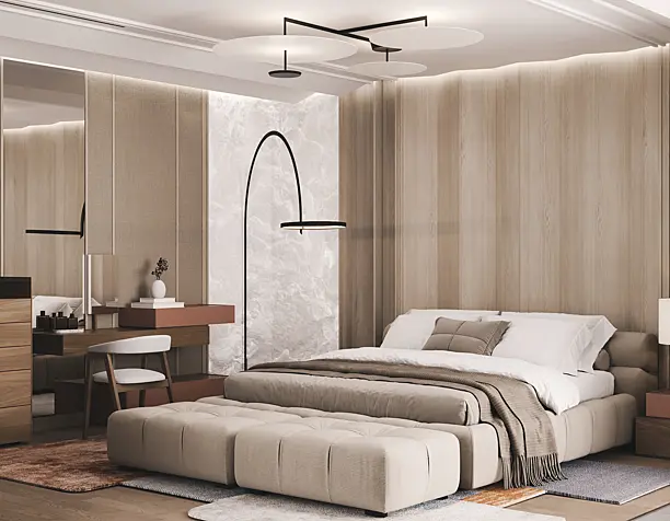 Bedroom in a private house