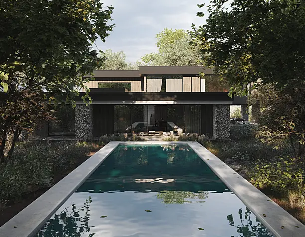Modern Woodland House