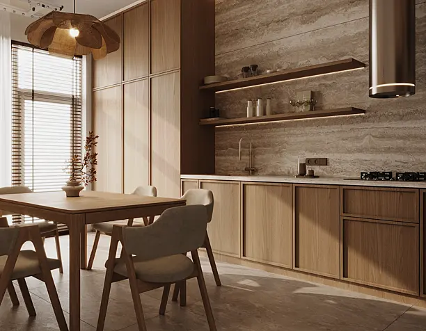 Warm Kitchen & Dining