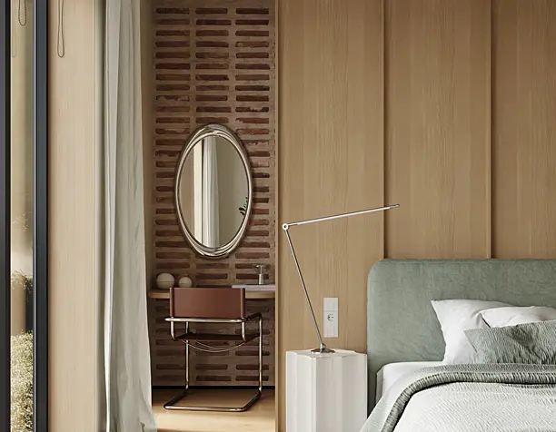 master bedroom in a private house