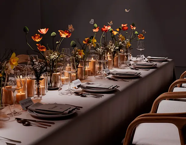 "Под одним небом" :Private Dinner concept for a luxury Fashion brand