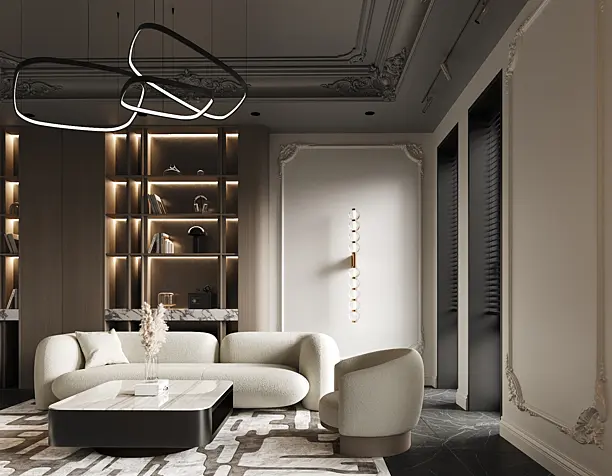 neoclassical interior
