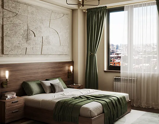Davtashen Apartment - Bedroom