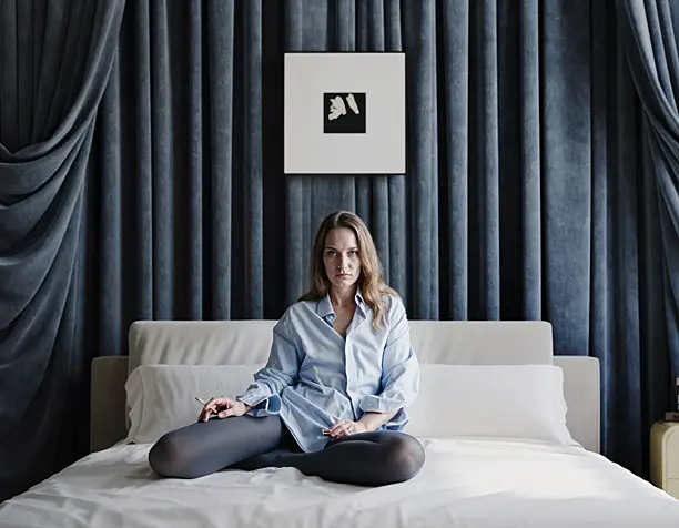 Blue bedroom