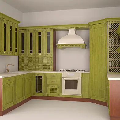 Кухня Maria Floreale verde