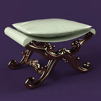 Ralph Lauren / INDIAN COVE LODGE CARVED STOOL
