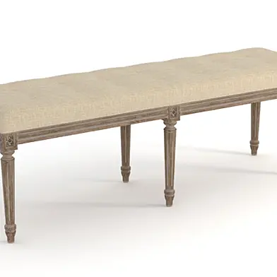 French louis bench 7801-0008 a015-a