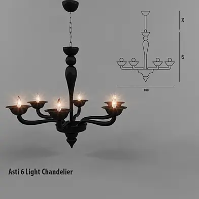 Eurofase / Asti 6 Light Chandelier