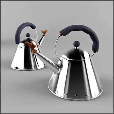 Чайник-птица, Alessi