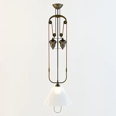 Cartesian Pulley Single Pendant
