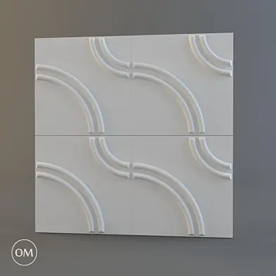 "ОМ" 3d wall panel "Artpole", Karlstad