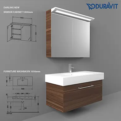 Duravit Furniture Washbasin 1050