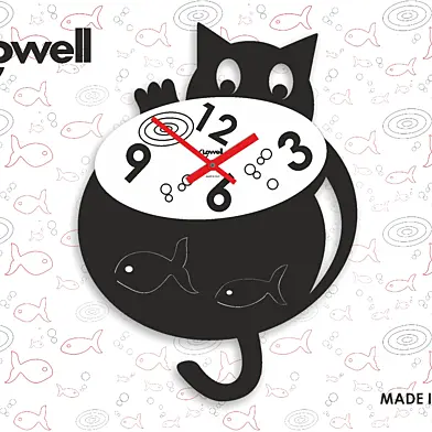 Детские настенные часы Кот от Lowell
