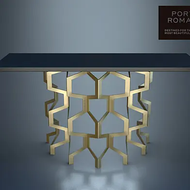 PORTA ROMANA | Honeycomb Console Table